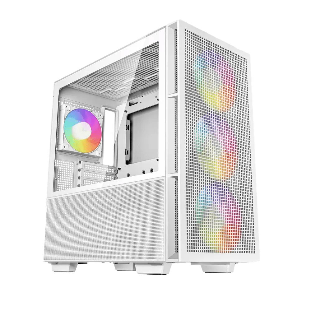 DeepCool CH560 Mesh RGB Gaming ATX White | MidTower
