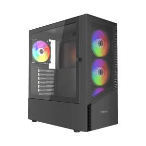 GEMBIRD FORNAX 4300 ARGB Mesh ATX | Black