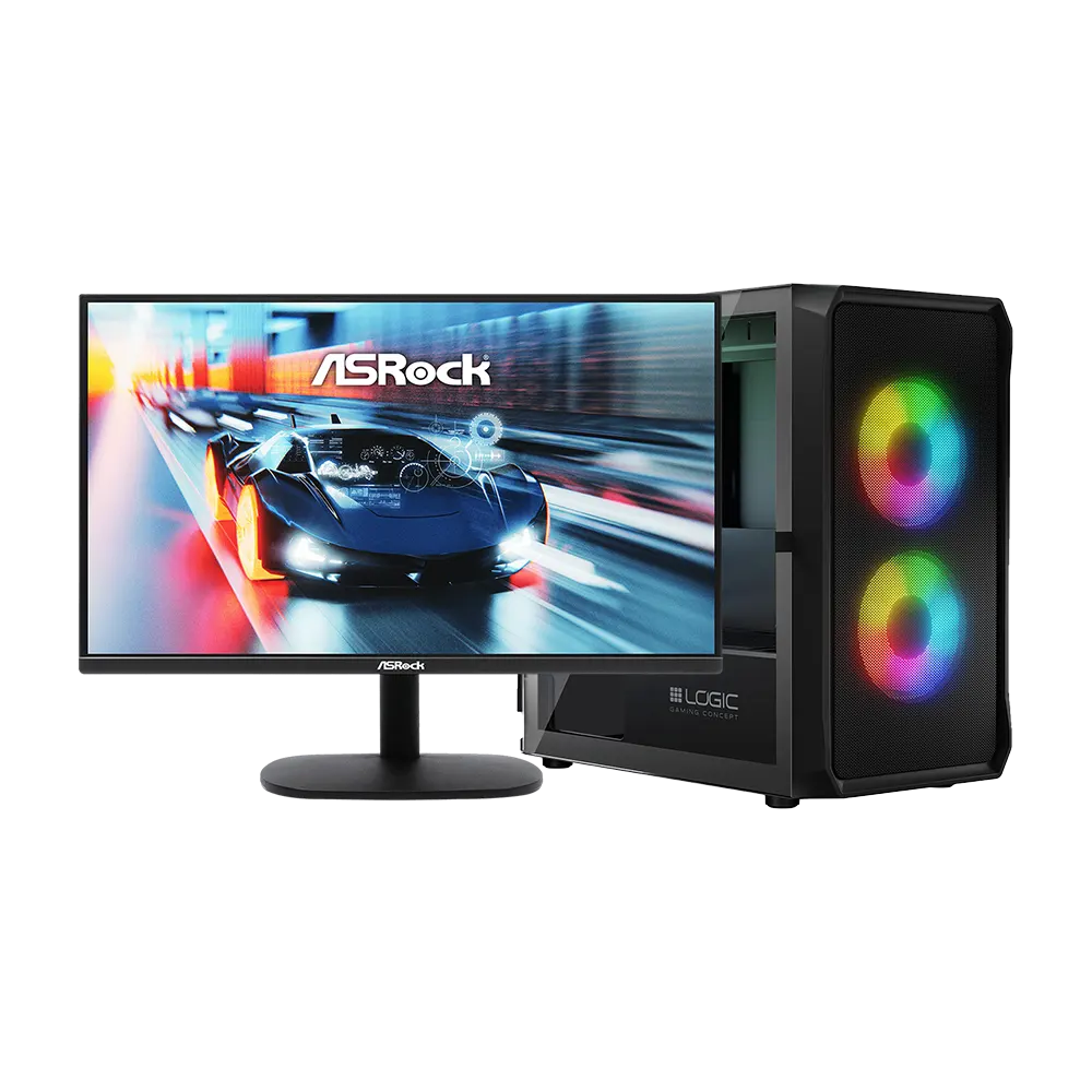 Gaming RGB PC Intel Ultra + Monitor 100Hz/16GBDDR5/1TB NVMe