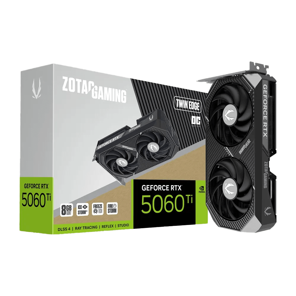 ZOTAC RTX 5060 Ti 8GB OC GDDR7 Twin Edge | Gaming