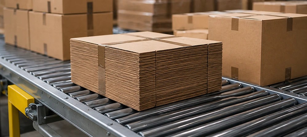 Corrugated boxes manufactured by Las Vegas Container
