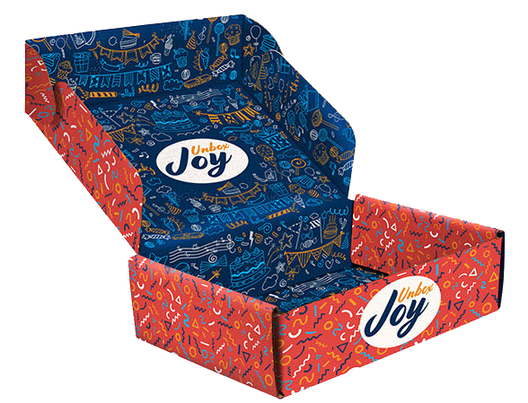 Corrugated shipping box for e-commerce and fulfillment