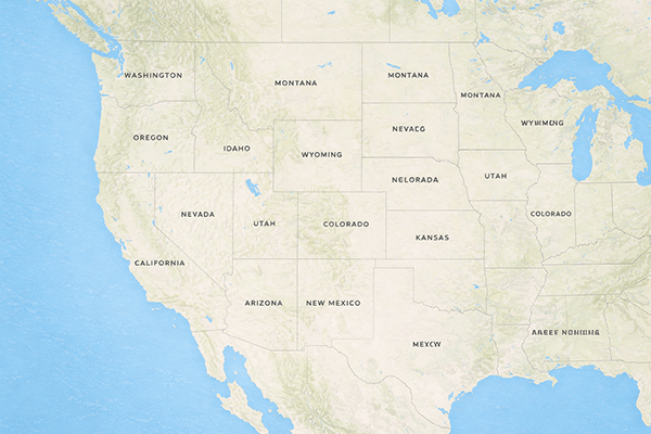 Las Vegas Container packaging distribution service areas across the Western United States