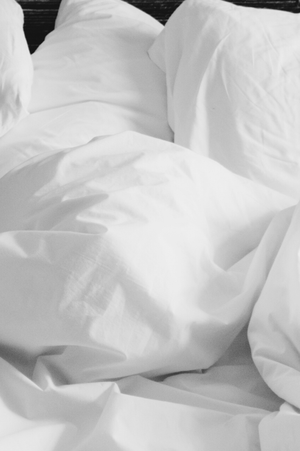 morning routine for school picture of white bedsheets messed up in the morning