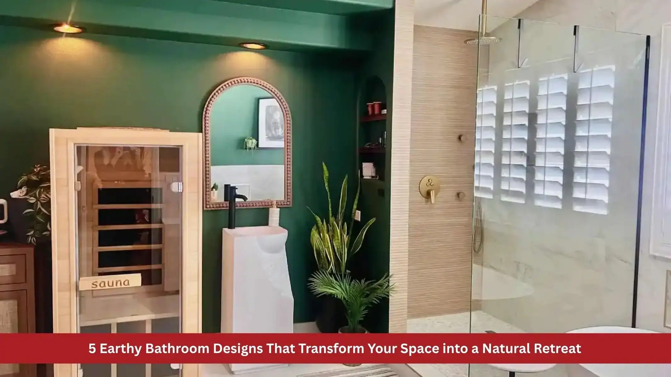 Earthy Bathroom Designs