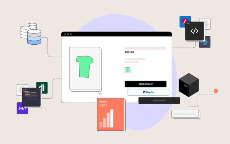 Technology Stack For A Project A Guide For Non Tech Founders - High Quality HD Vintage Illustrations | Free Download