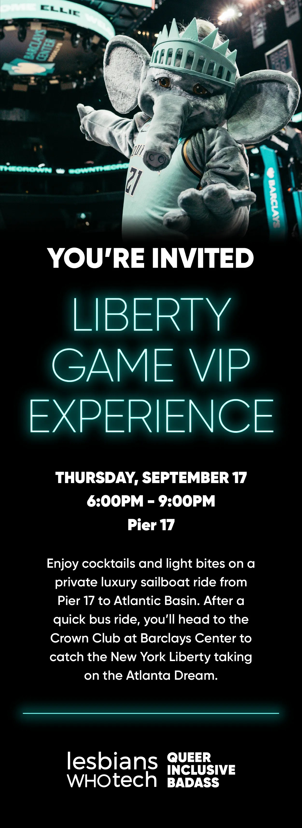New York Summit 2024 Liberty Game VIP Experience RSVP