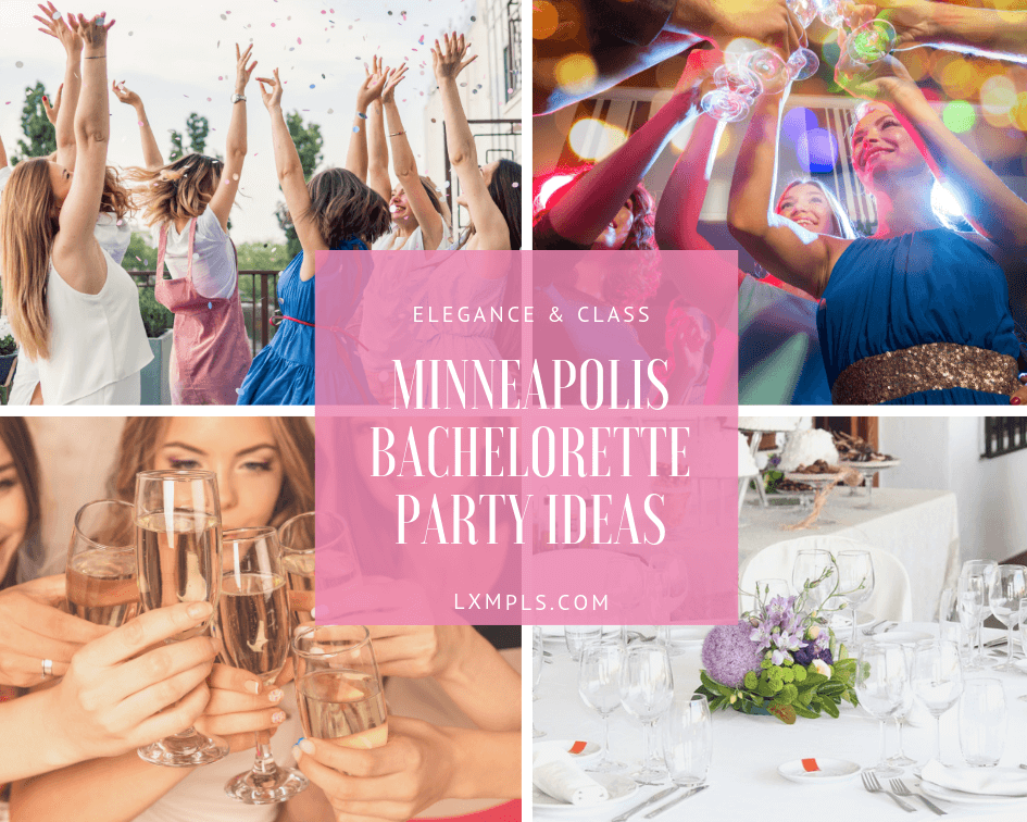Read on for the full recap of #kissingkellygoodbye (the bride's last name is kelly!). Minneapolis Bachelorette Party Ideas Elegant Classy Lxmpls