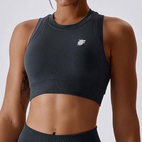 MANOF　MOON SLIT SWEAT TOPS MOON Top Negro - LYCAN Fitness Clothes