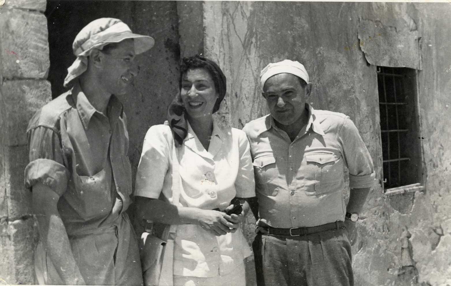 פתיחת סניף בית חולים הדסה בבאר שבע אחרי כיבושה עם ד"ר בזיזינסקי