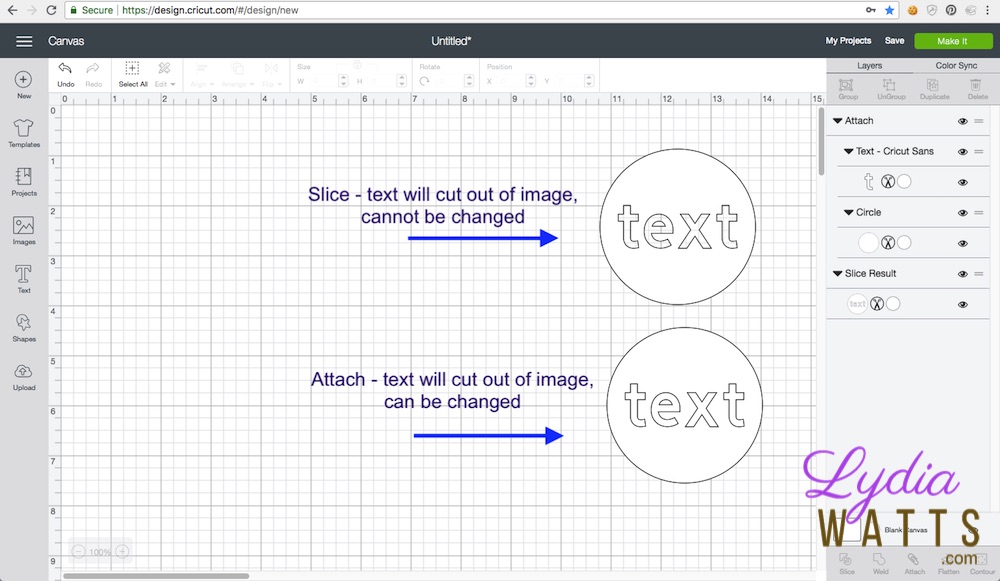 Using Attach to Cut Text Out of a Shape • Lydia Watts