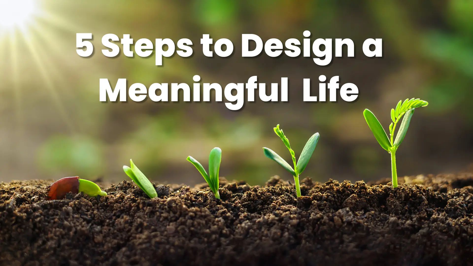 5 Steps to Design a Meaningful Life