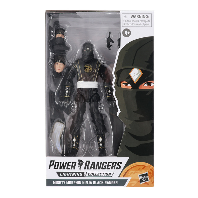 mighty morphin ninja black - package front