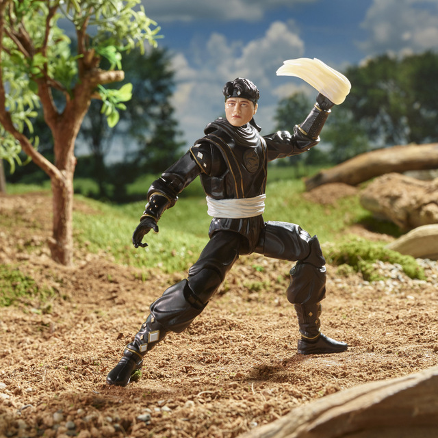 mighty morphin ninja black - power effect