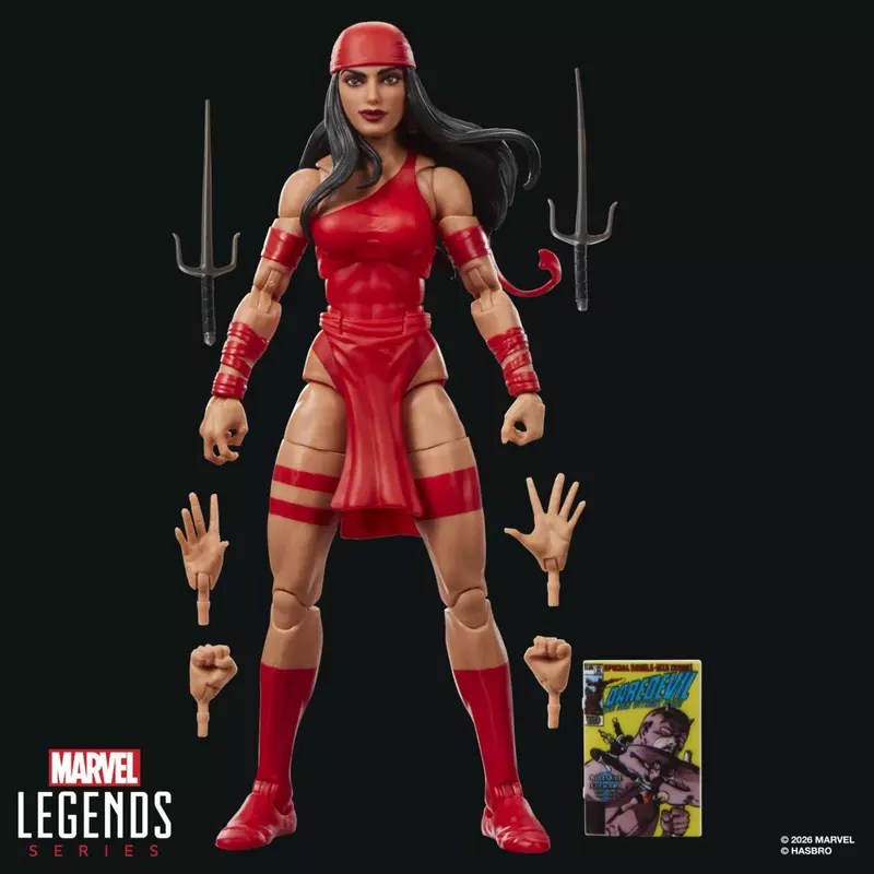 MARVEL LEGENDS SERIES ELEKTRA (6)