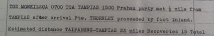 All the extracts above are from 31 WGU Diary, July 1946, during the first search of the track image06