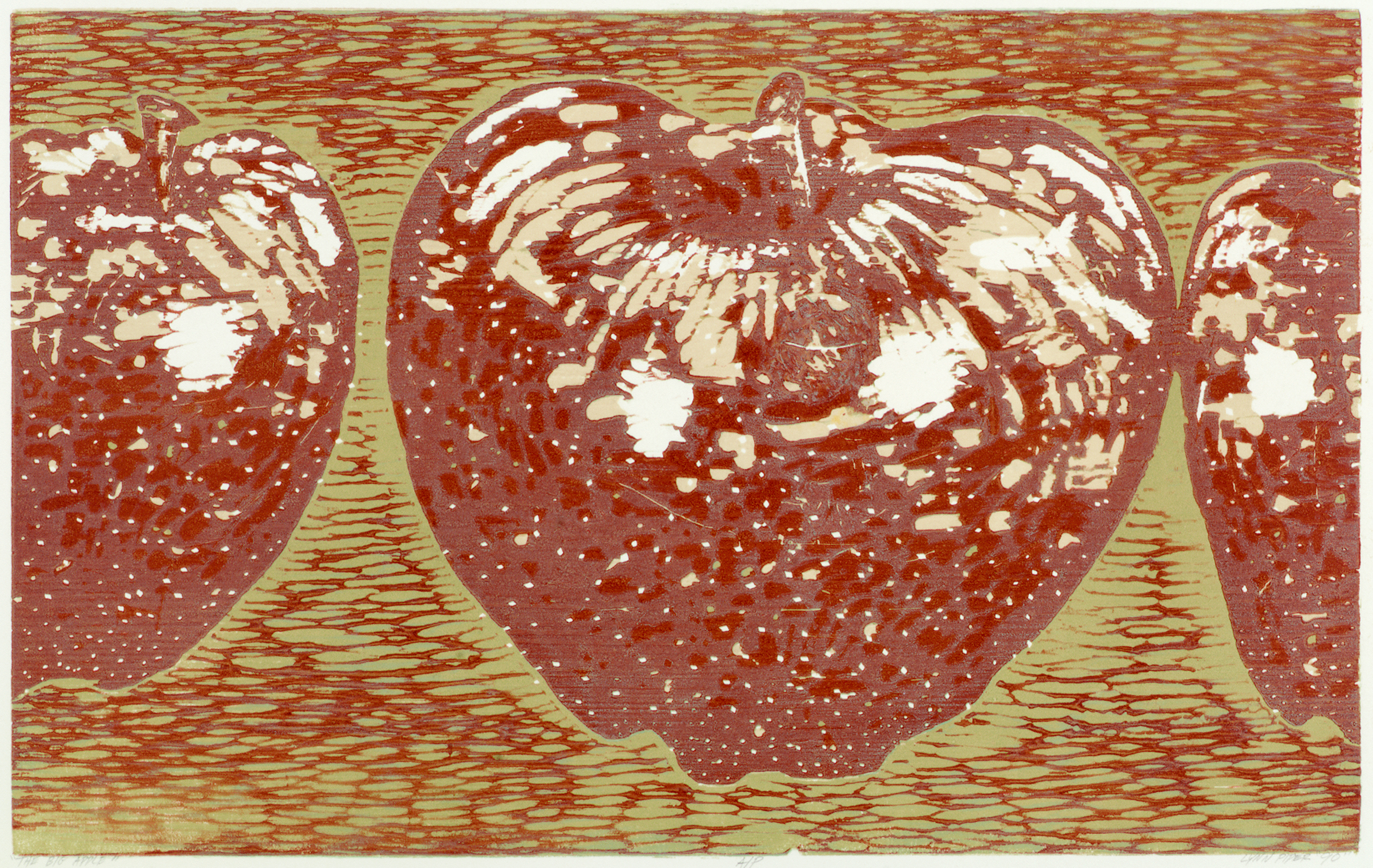 Woodcut-Apple
