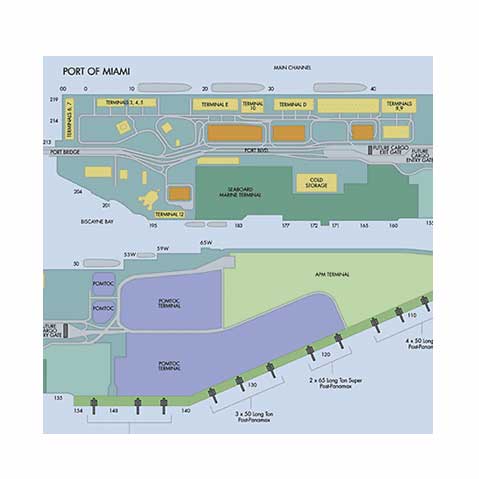 Artwork for Port of Miami diagram.