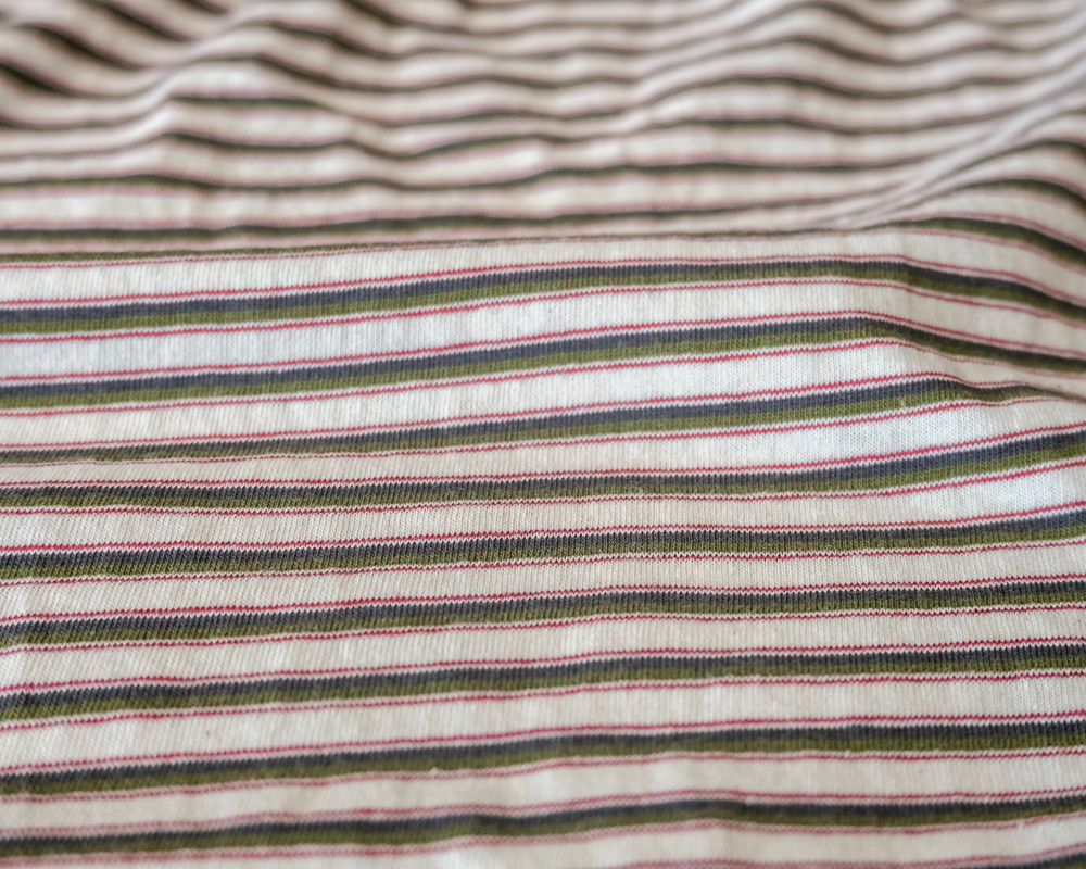 Forest Camp Stripe - Cotton Jersey | Lyrical Fabrics
