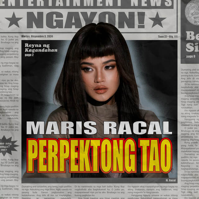 Maris Racal - Perpektong Tao Lyrics English Translation