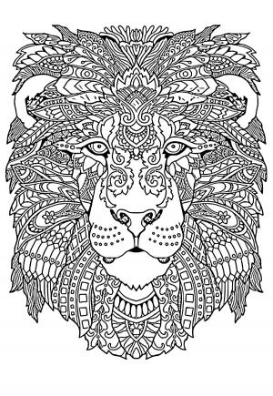 4 free printable hard coloring pages for adults and kids