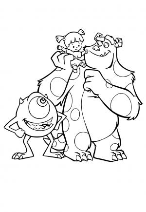 5 dibujos e imagenes pixar para colorear y imprimir gratis para adultos