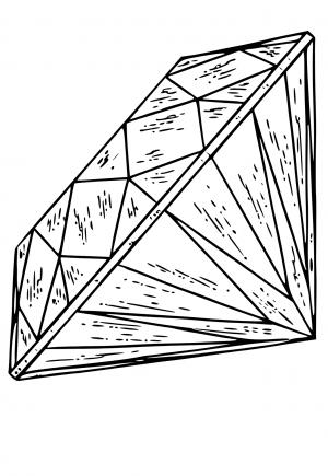 5 free printable diamond coloring pages for adults and kids