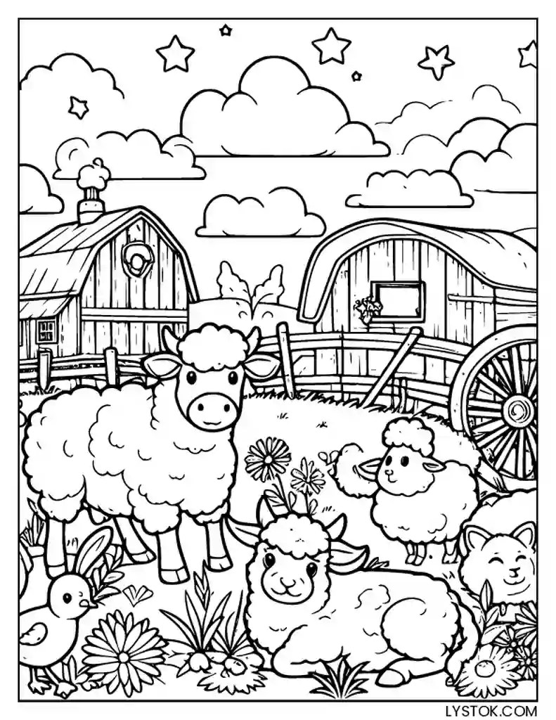 7 free printable farm animal coloring pages for adults and kids pdf