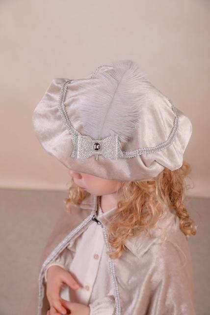 Luxe pietenmuts ecru