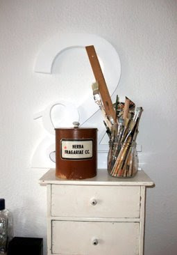 Buchstaben, Zahlen, Wohnen, Einrichten