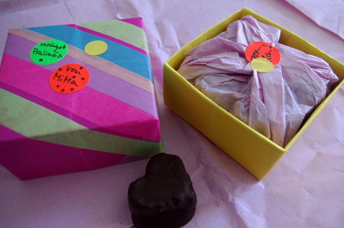 Pralinen, Post aus meiner Küche