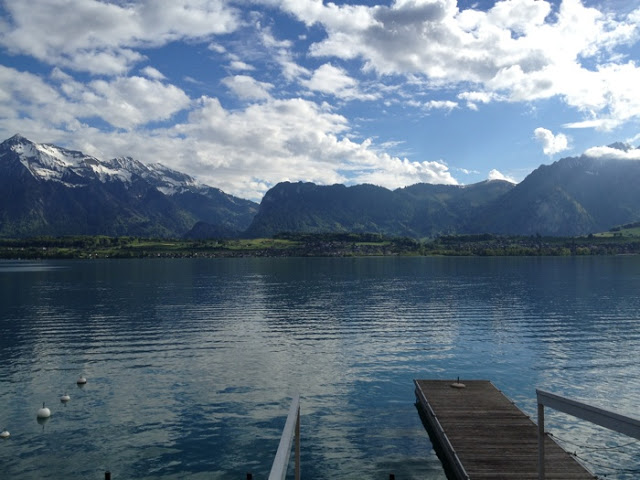 Schweiz, Urlaub, Thun, Berner Oberland, Aare