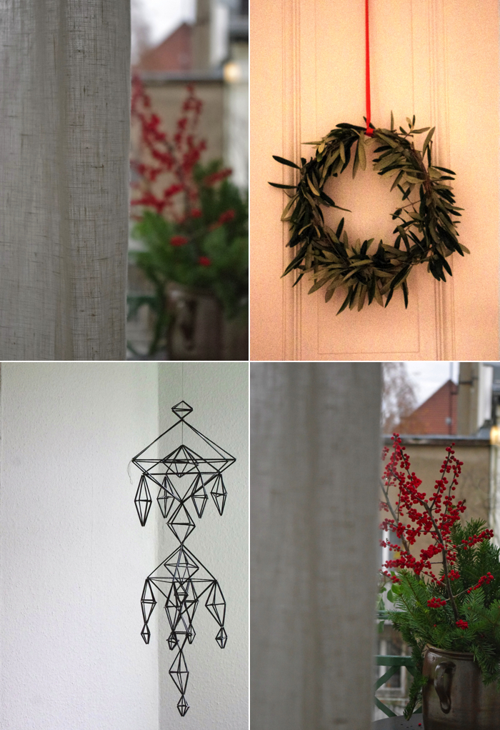 Himmeli, finnische Weihnachtsdekoration, Adventskranz, Selbermachen