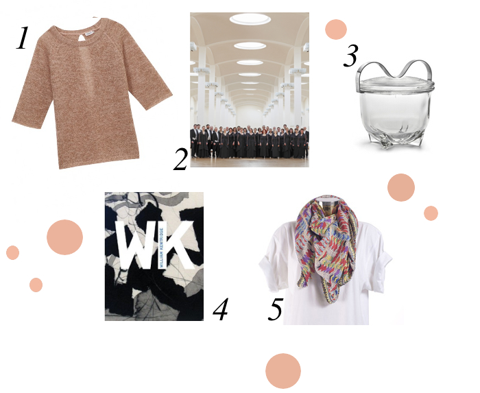 Weihnachtswünsche, RIAS Kammerchor, Eierkocher, Wagenfeld, Tuch, Ikou Tschuess, Filippa K. Wollpullover,