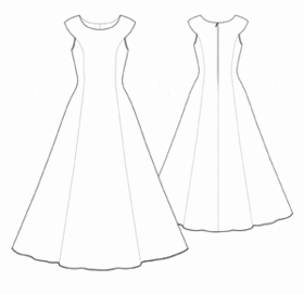 Women Dresses 5529 Wedding Dress