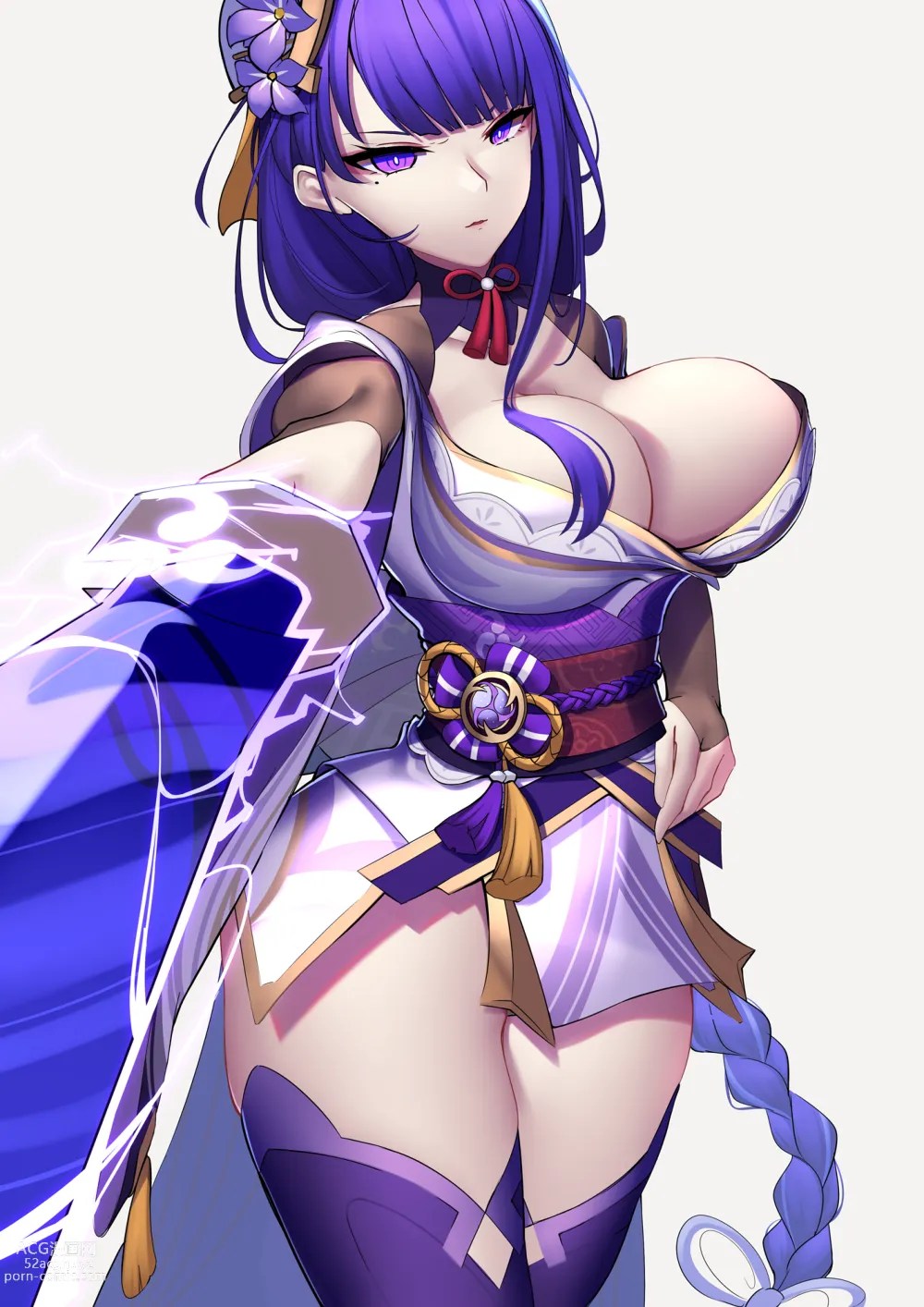 雷电将军 Genshin Impact Hypnotized Uncensored Doujin-Bild