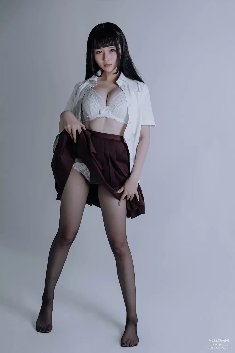 黑丝JK 细跟 高跟鞋 学生 反差 后入