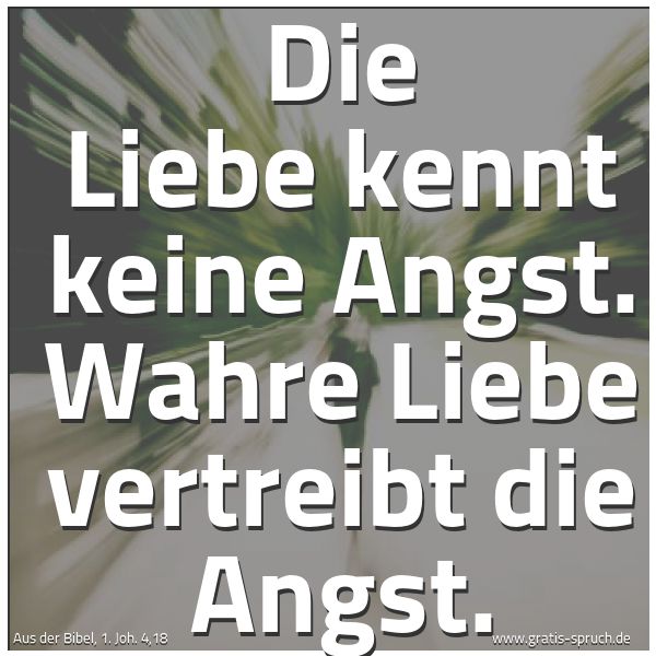 Spruch 'Die Liebe Kennt Keine Angst. Wahre Lieb...' Und Weitere Sprüche, Zitate Und Weisheiten | Gratis-Spruch.de