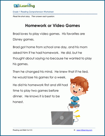 comprehension for grade 4 k5 learning beginner worksheet