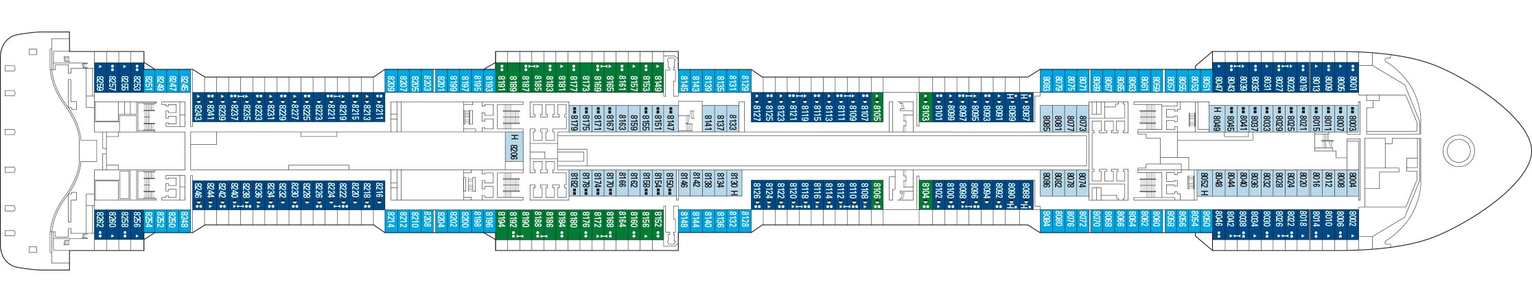 Deck Plans Select Your Stateroom Msc Grandiosa Msc Cruises