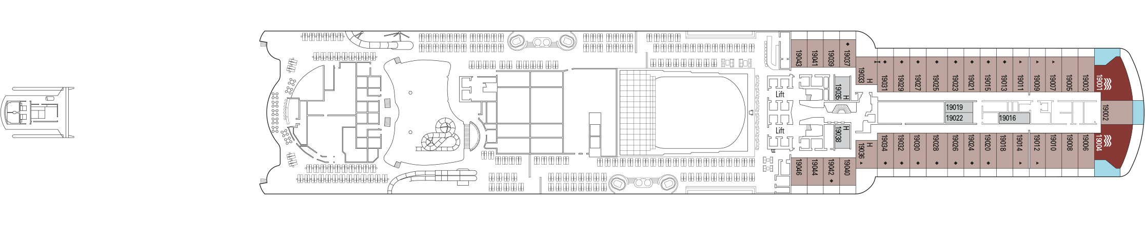 Deck Plans Select Your Stateroom Msc Seashore Msc Cruises