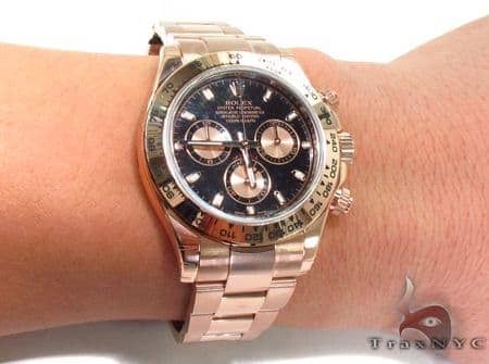 Rolex Daytona Rose Gold 116505 32567 Mens Diamond Rolex Watch Collection Rose Gold 18k