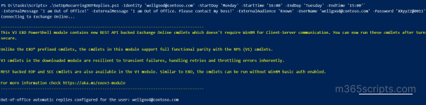 Powershell Scripts Setup Recurring Oof Setuprecurringoofreplies Ps1 At - Download Creative Space Image | High Resolution