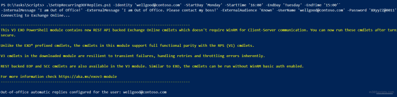 Powershell Scripts Setup Recurring Oof Setuprecurringoofreplies Ps1 At - Colorful Backgrounds - Professional Ultra HD Collection