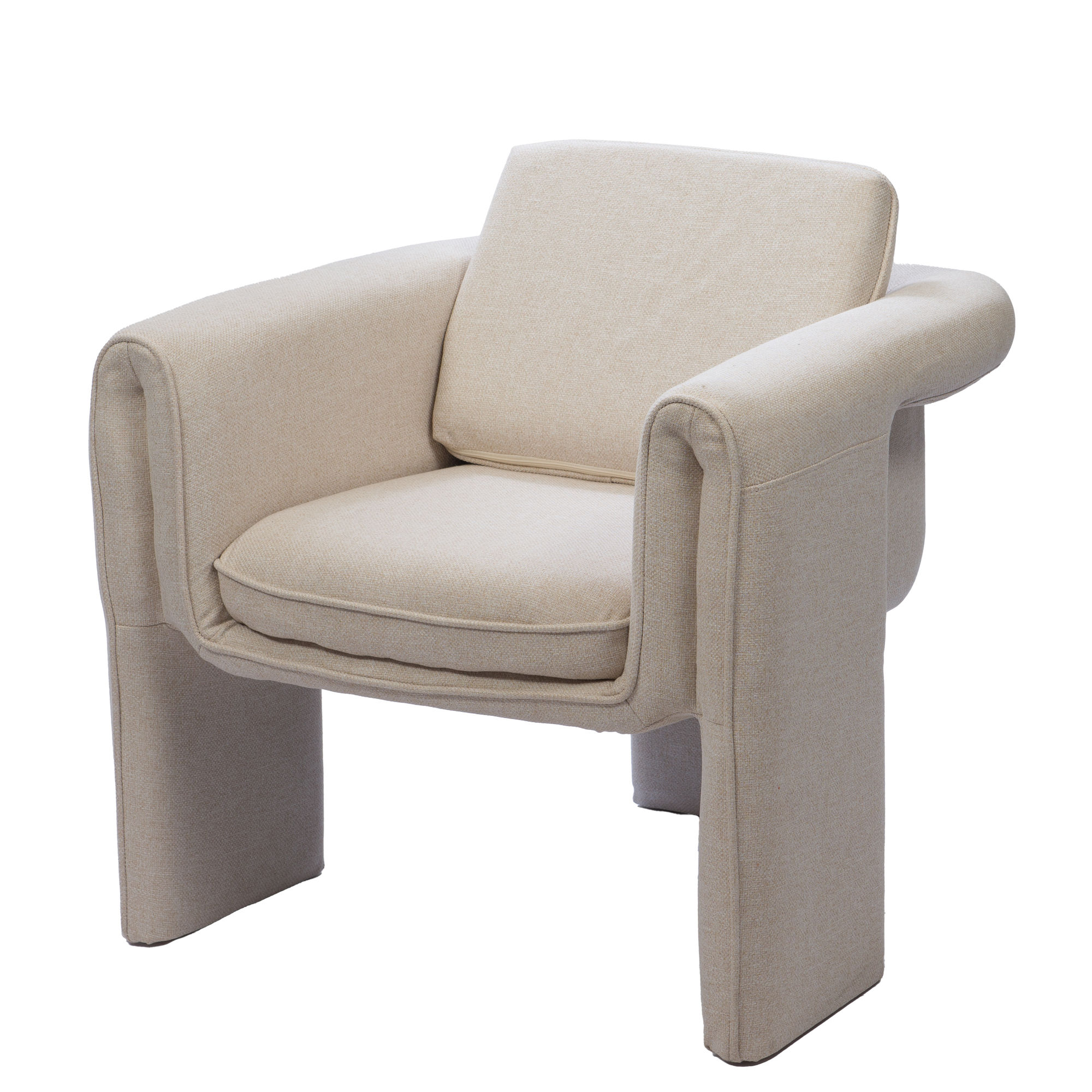 Fauteuil Scarlett Blanc