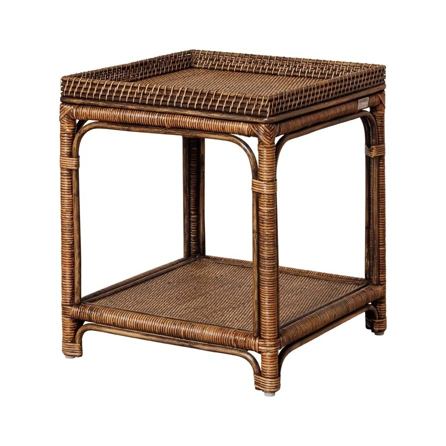 Table d'appoint en rotin Veracruz 50 cm