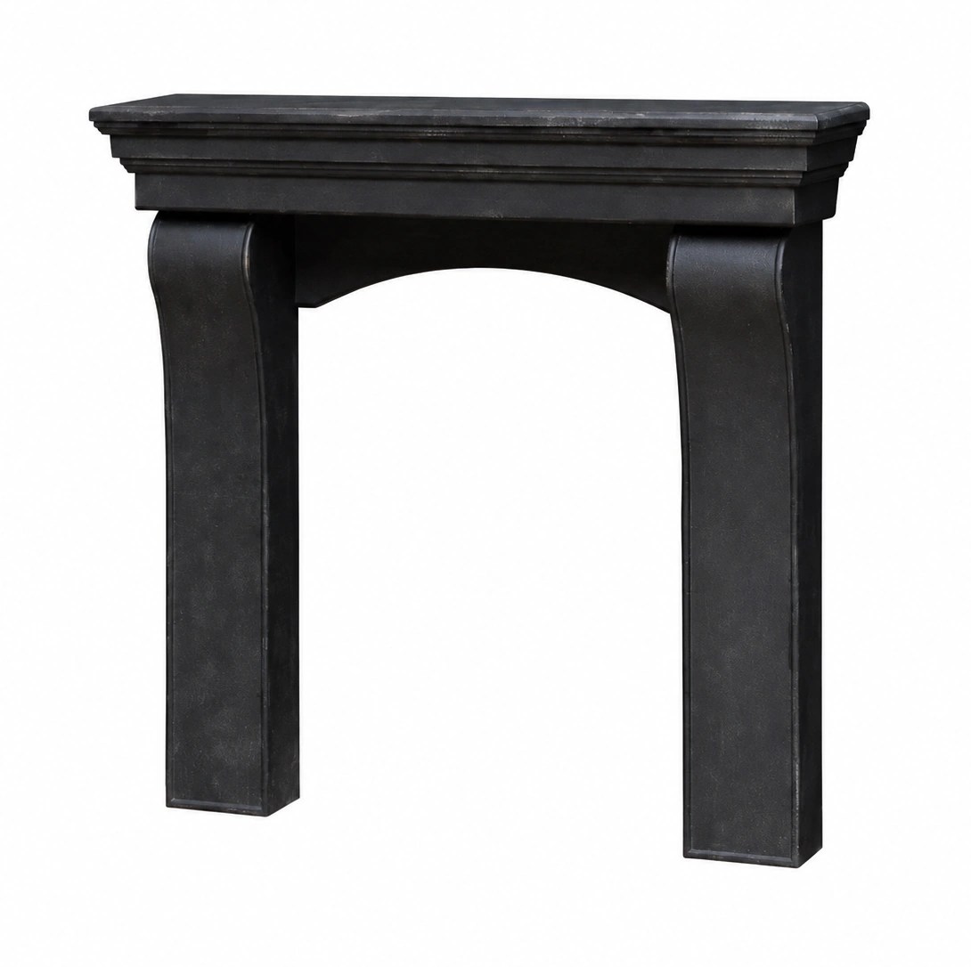 Console en bois style cheminée Floreffe 120 cm