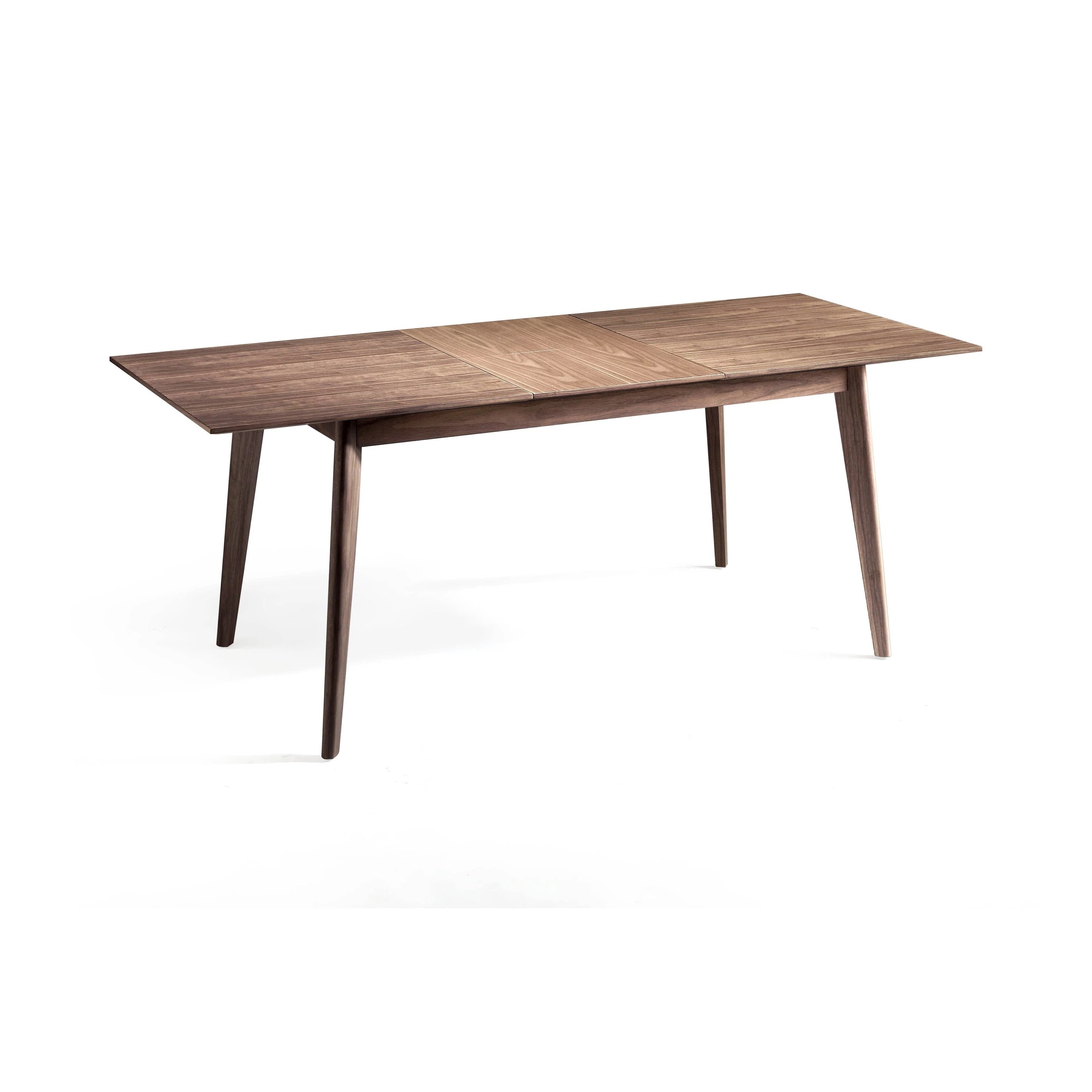 Table à manger à rallonge rectangulaire noyer