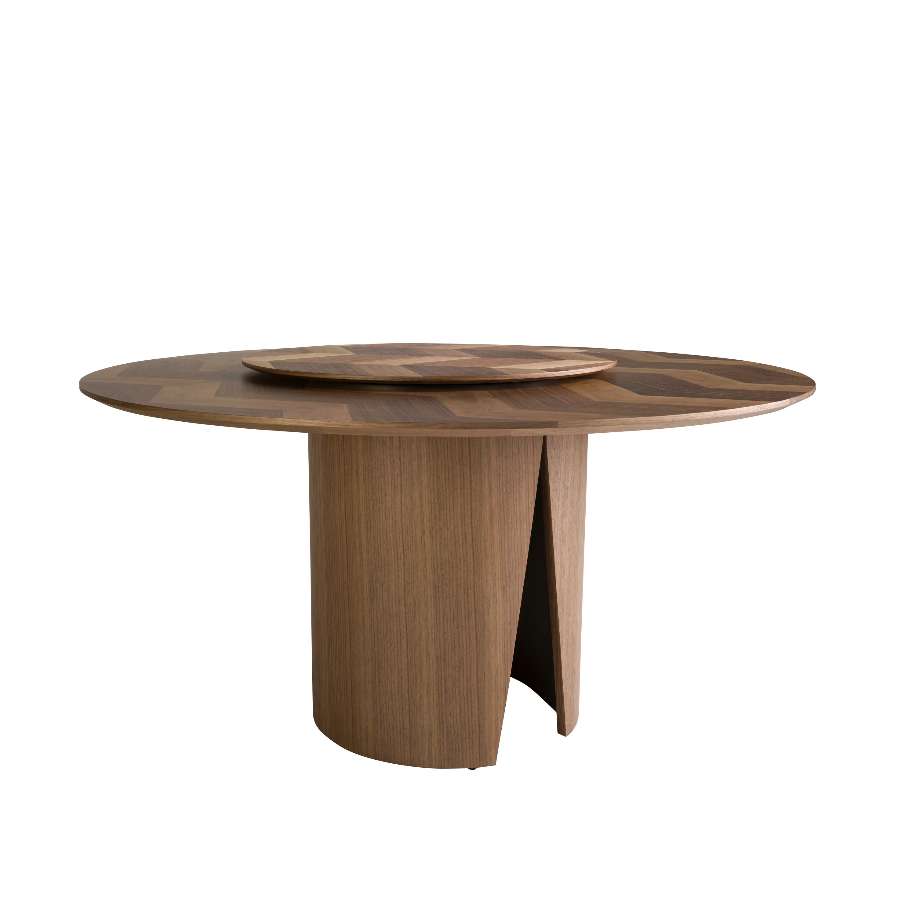 Table à manger ronde noyer