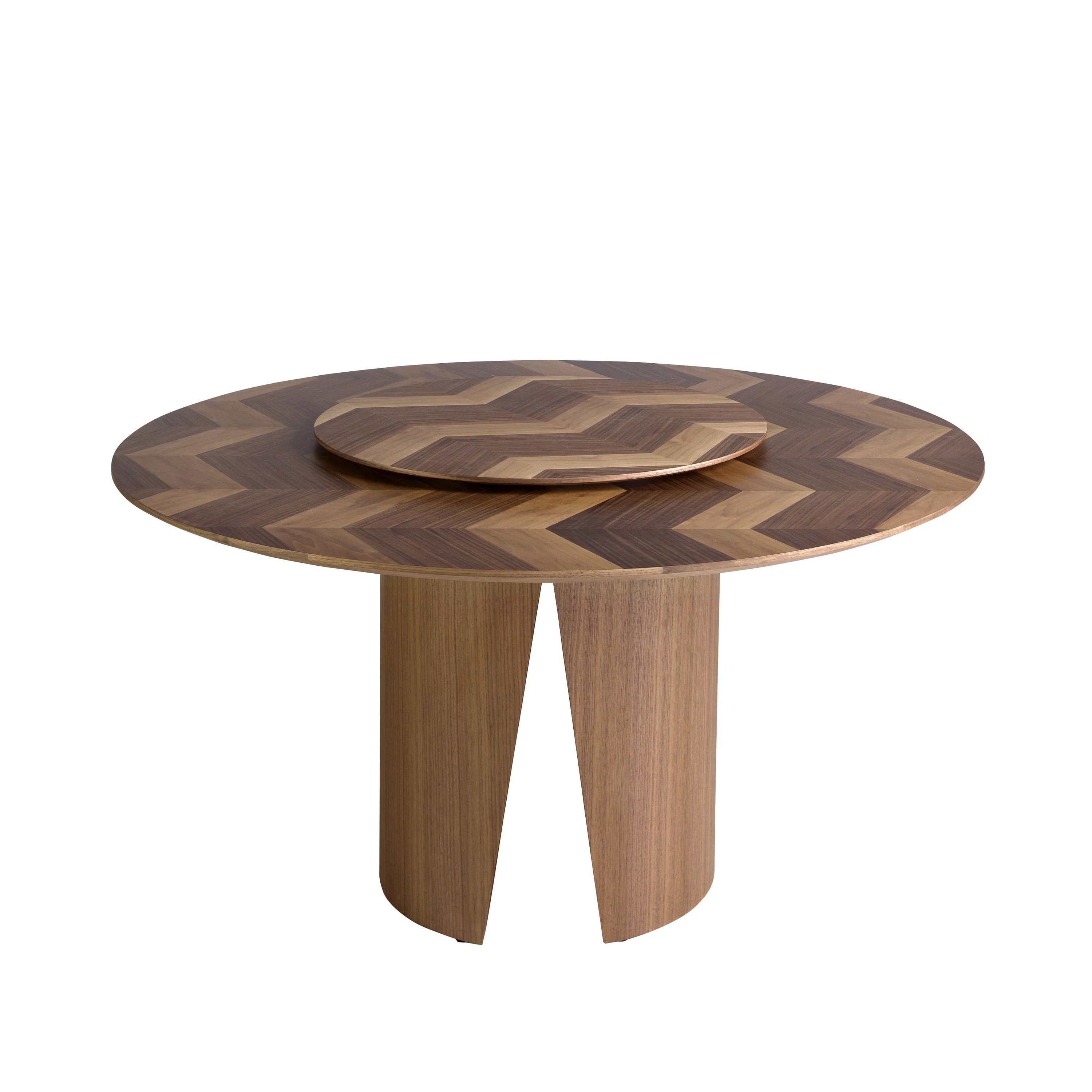 Table à manger ronde noyer